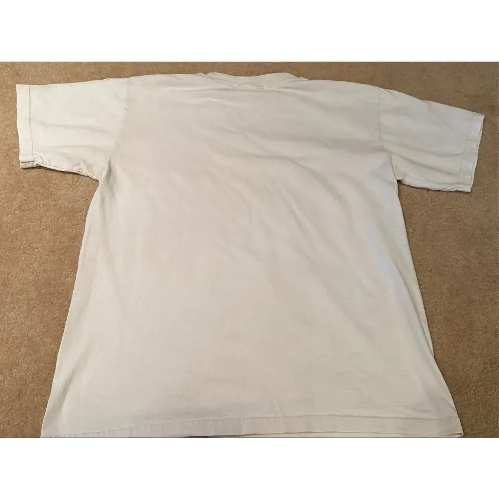 Nike Air T-Shirt Youth Boys L 14-16 White Pink Swoosh Logo Graphic Tee Vintage